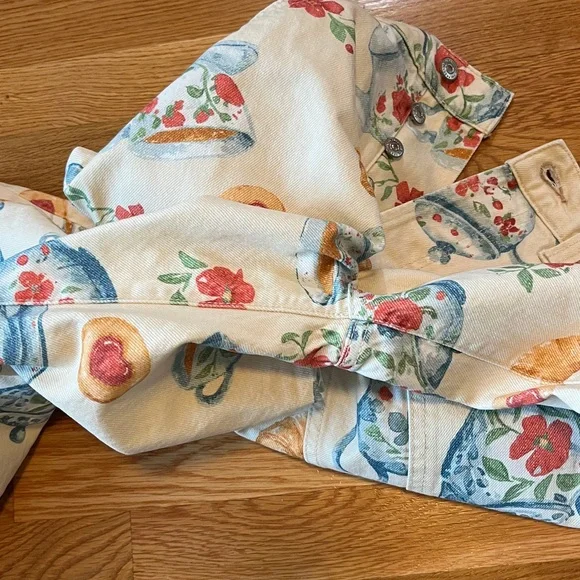 We The Free Eden Printed Wide Leg Slouchy Flare Jeans Size 28 NWT - Picture 12 of 14